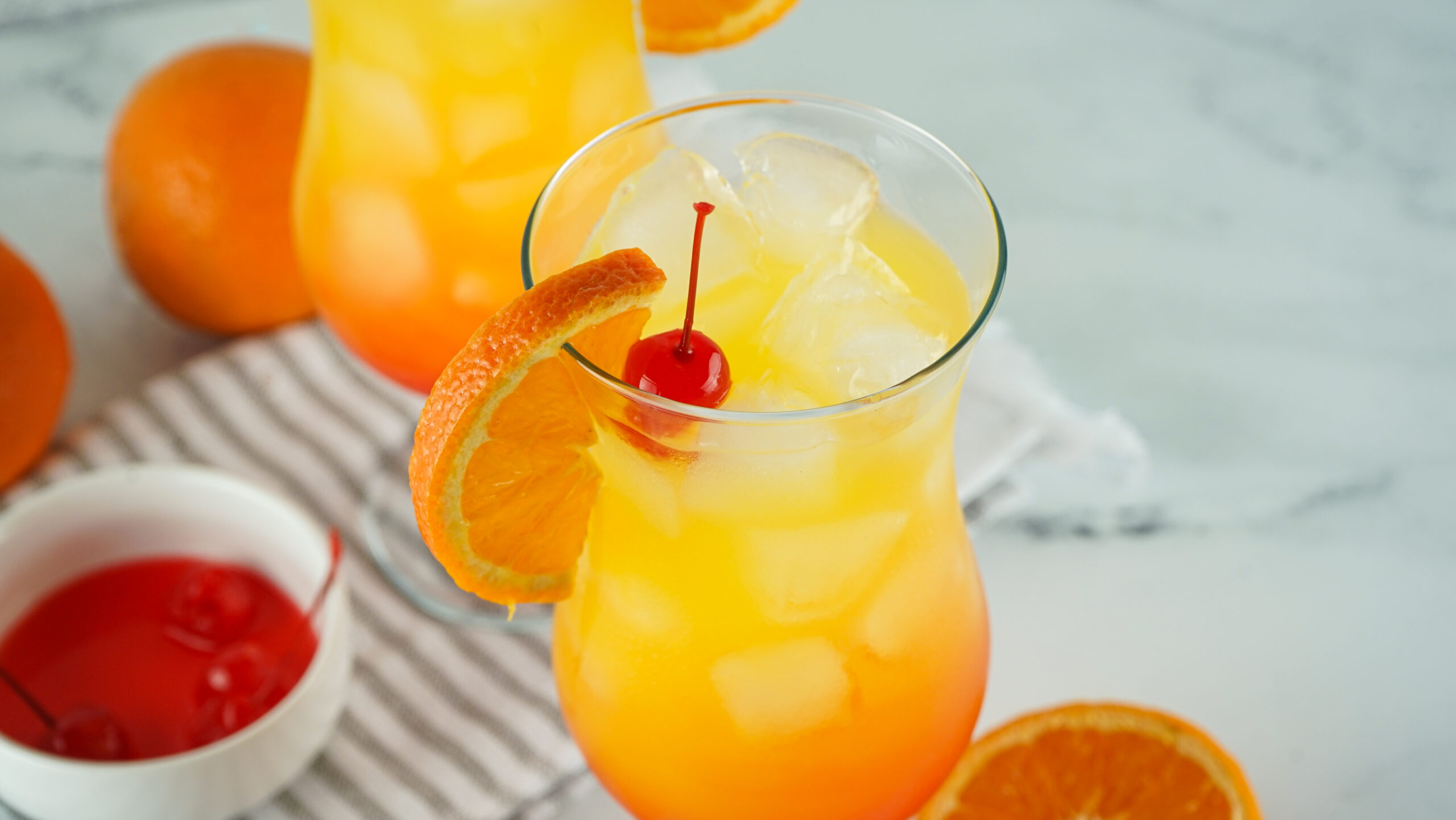 Easy Tequila Sunrise Cocktail