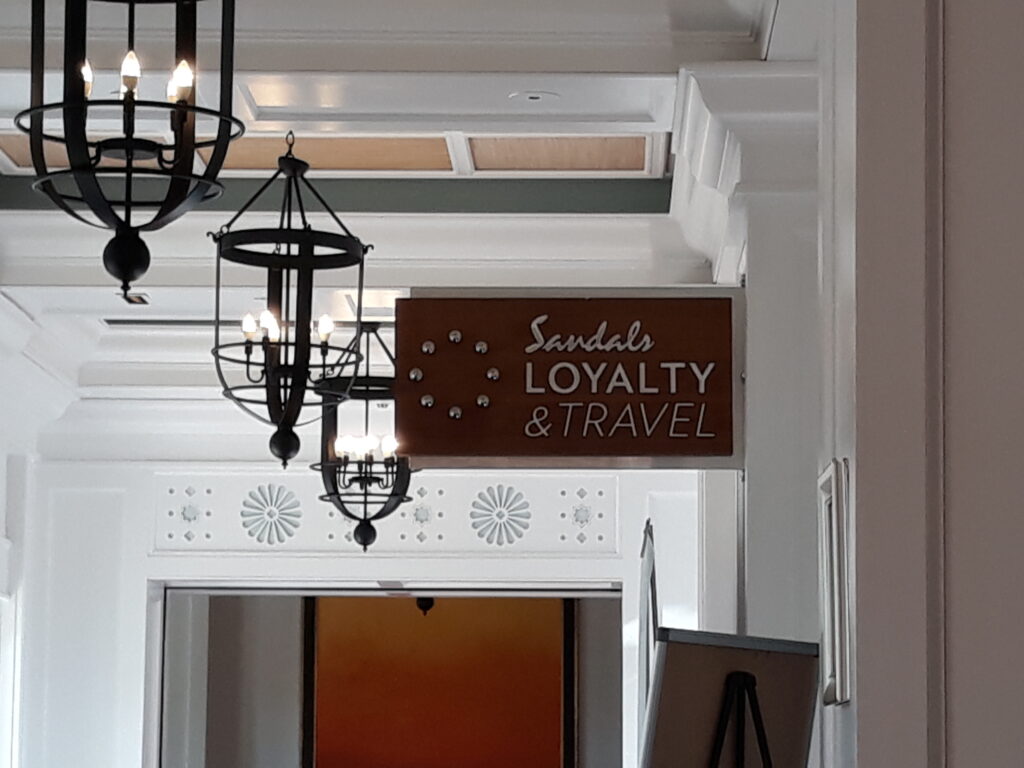 Loyalty & Travel office Sandals Emerald Bay