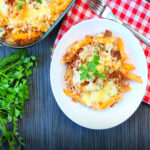 Easy Cheesy Beef Barbeque Casserole Bake
