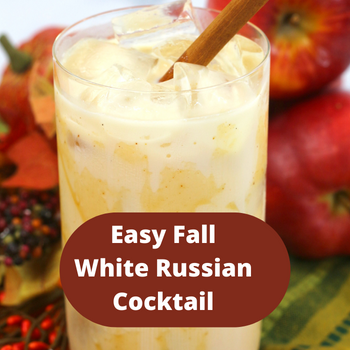 fall white russian cocktail recipe
