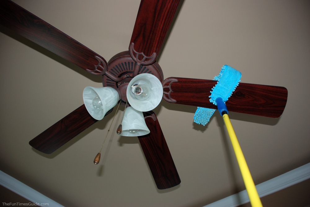 fall cleaning for busy women ceiling fans