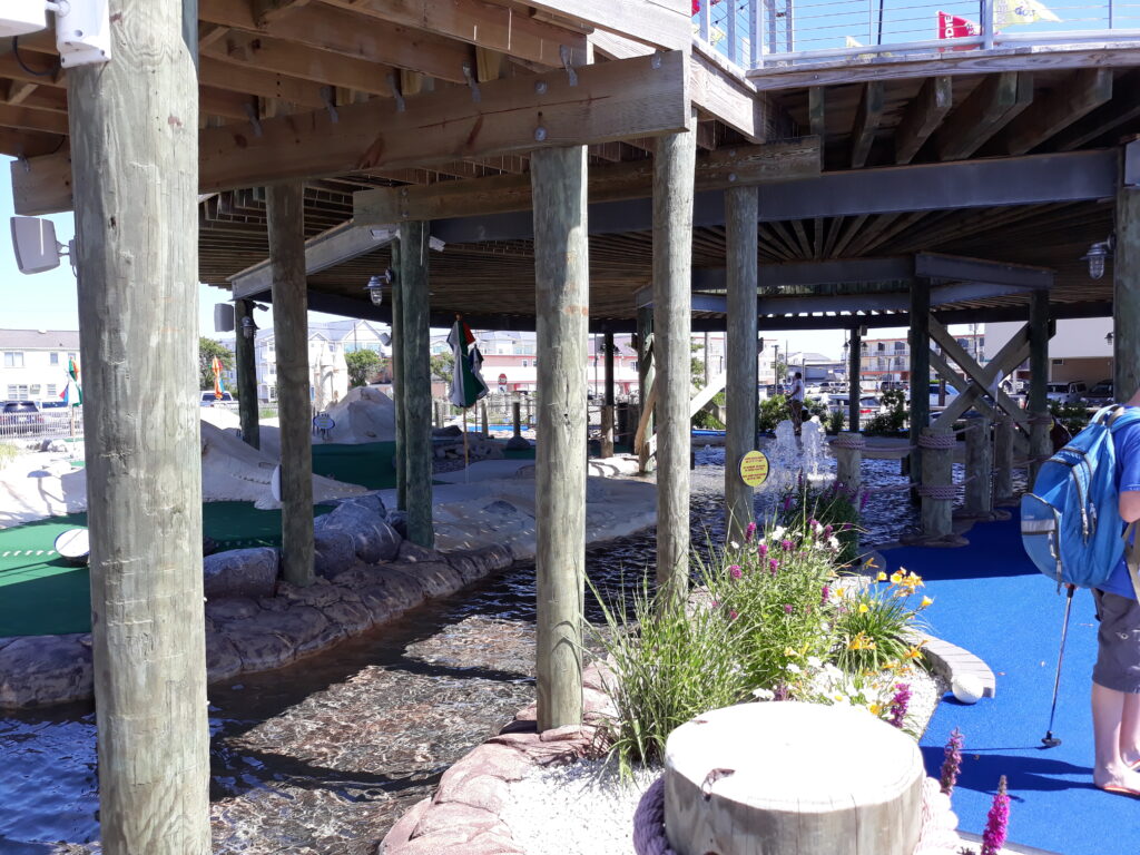 View of Beach course at Starlux Mini Golf