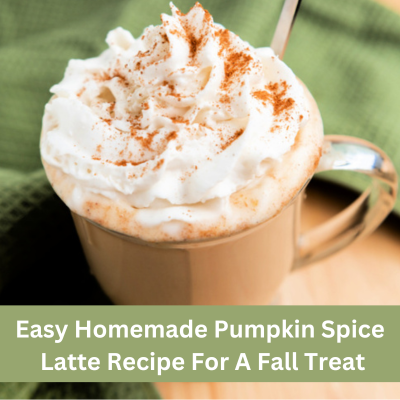 Homemade Pumpkin Spice Latte