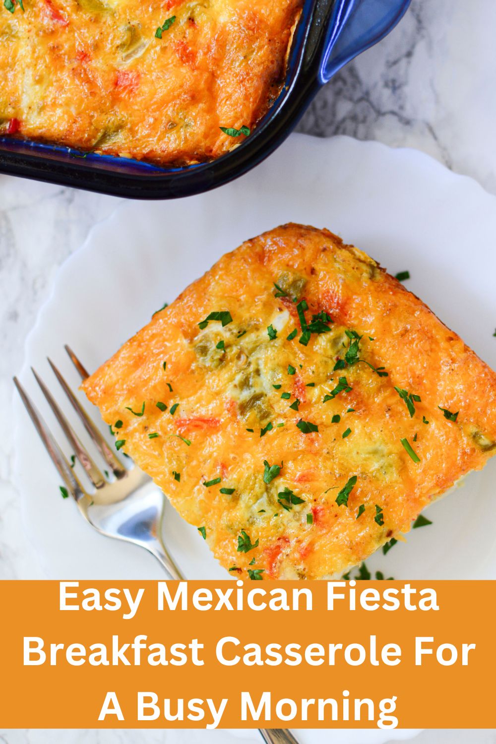 Mexican Fiesta Breakfast Casserole easy recipe