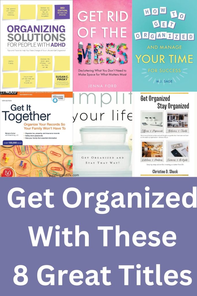 get organized this year books
