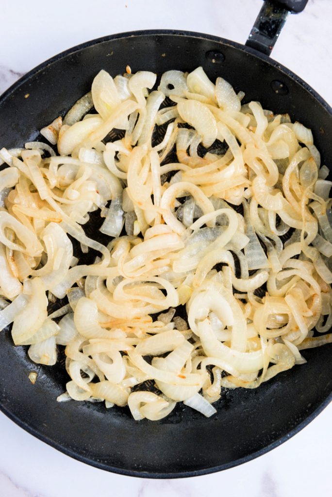step 1 cook onions